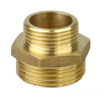 Матиран жълт фитинг - нипел редуктивен 3/4" * 1/2" Ths Thermostyle