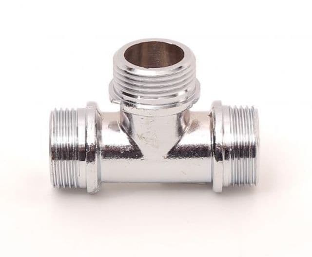 Тройник Ths Thermostyle 1/2" МММ месинг / хром / матиран 