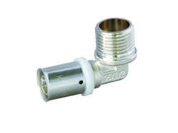 Прес адаптор THS Thermostyle ъгъл Ф20 х 1/2" М