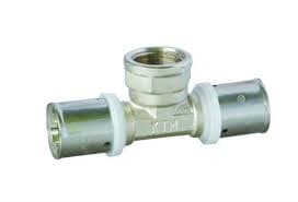 Прес адаптор тройник THS Thermostyle Ф16 х 1/2" Ж х Ф16 мм