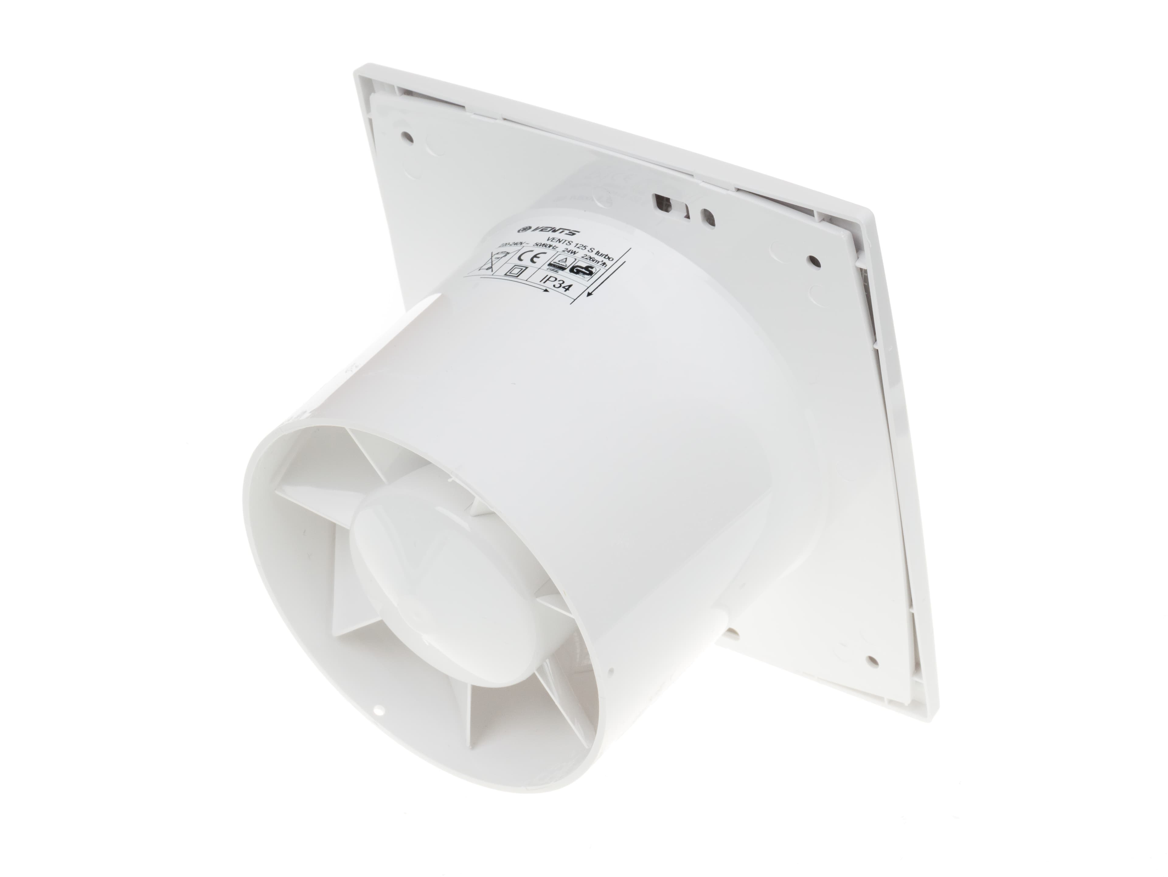Аксиален вентилатор за баня Vents 125 S Turbo 24W
