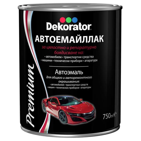 Автоемайл Dekorator бял 750ml