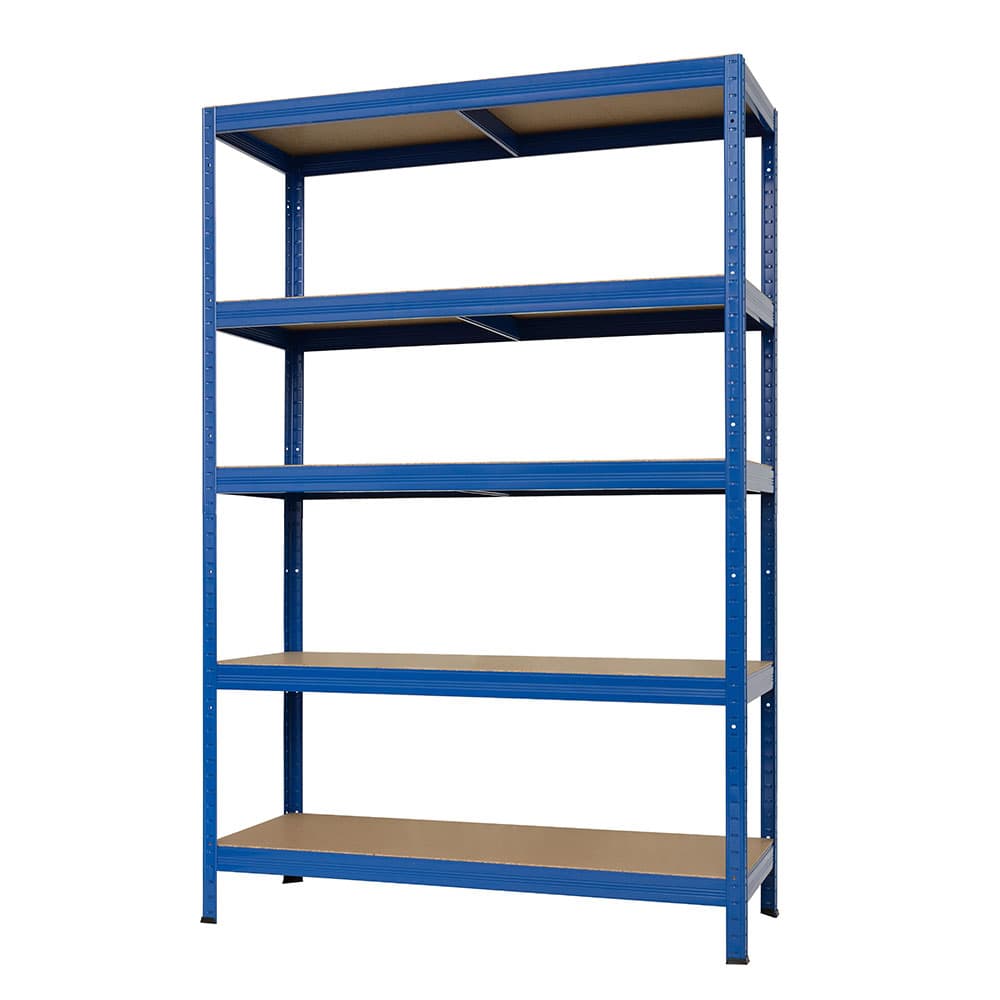Метален стелаж Futur с MDF рафтове 180/120/60см, до 250 кг на рафт 