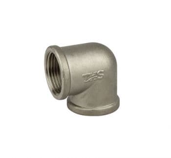 Коляно 3/4" ЖЖ месинг / никел THS