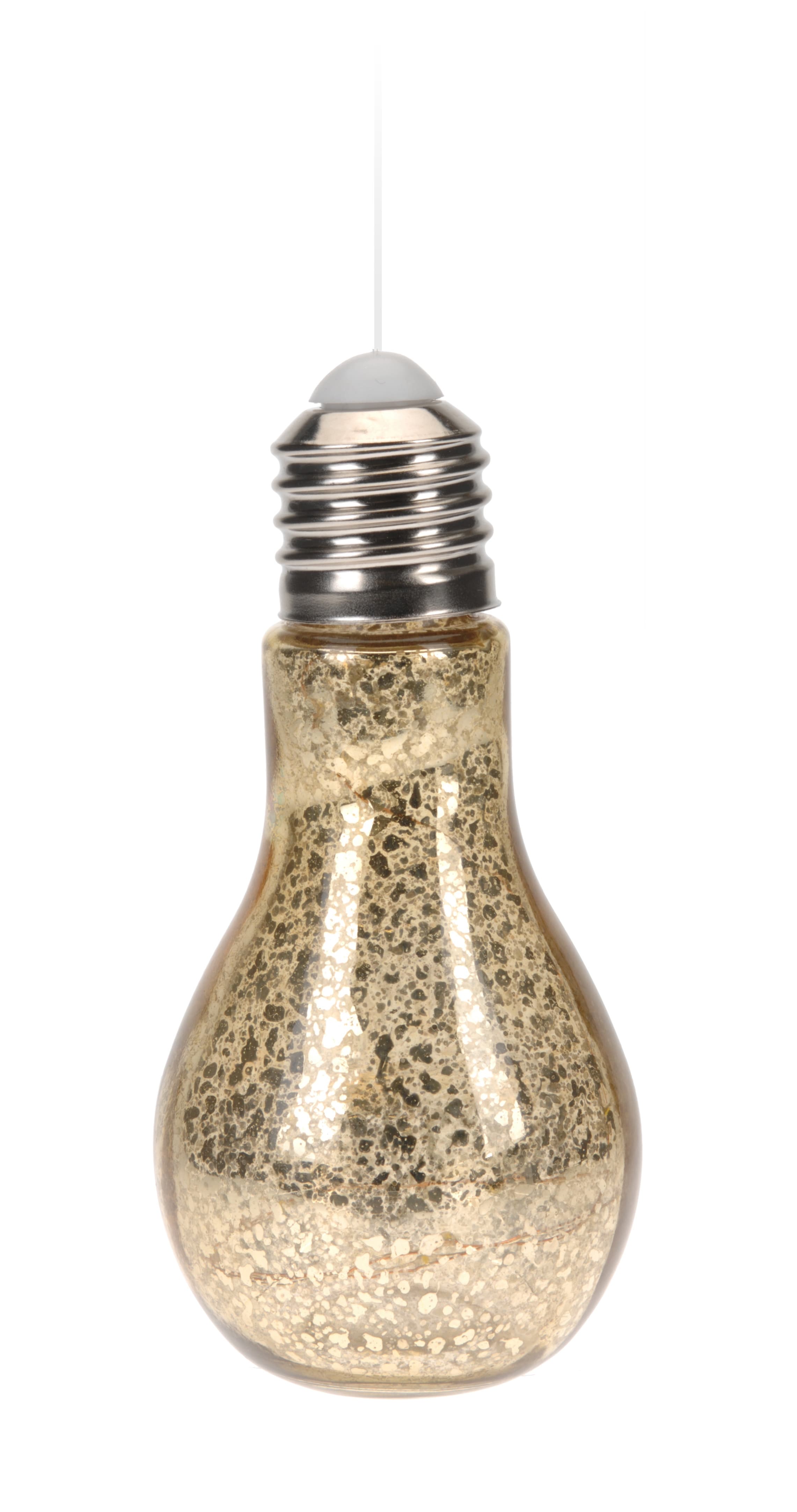 Коледна LED крушка 18 см / злато