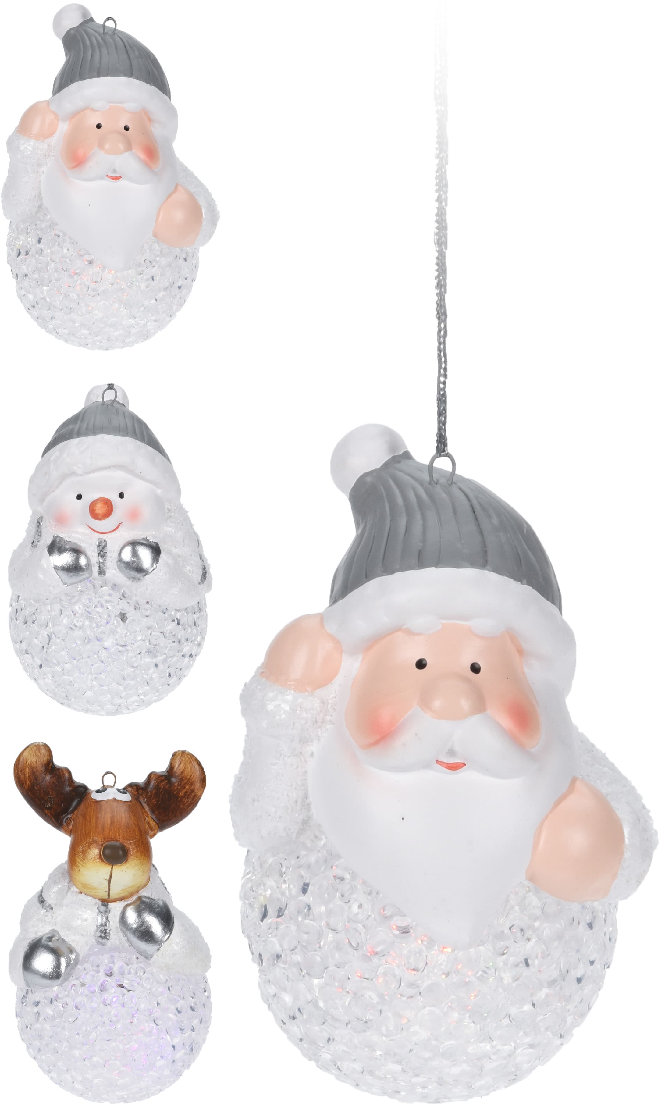 LED коледна фигуркa за окачване 10 см / APF462400