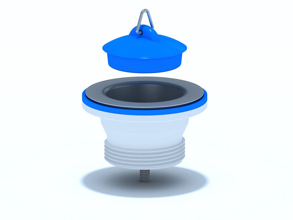 PVC витло за сифон с тапа Ф70 1 1/2"