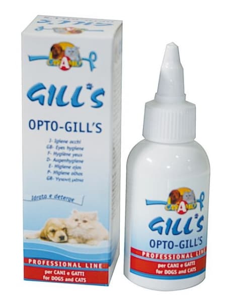 Капки за почистване на очи за кучета и котки Gill's 50 ml