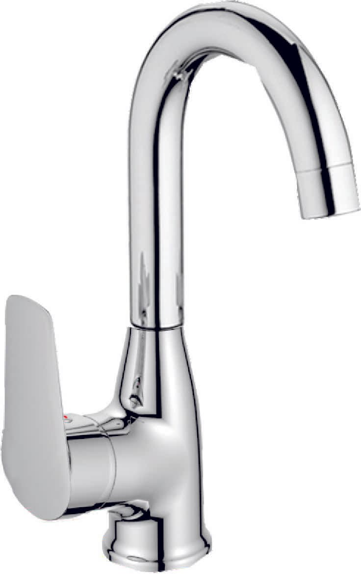 Стоящ висок смесител за кухня Inter Ceramic Alfi 