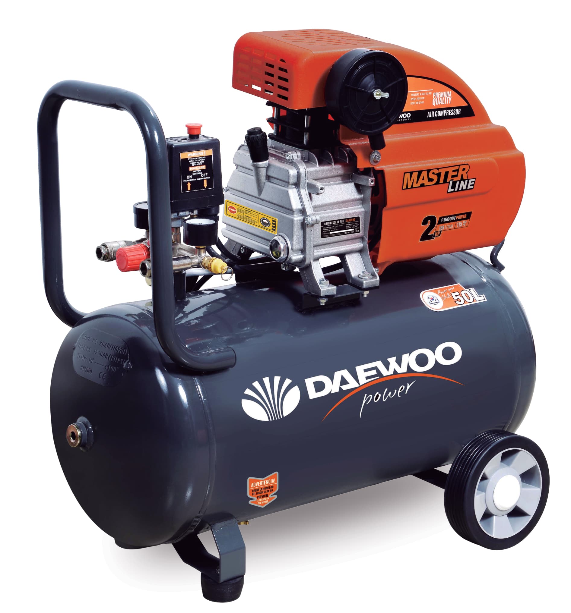 Бутален компресор 2HP / 1.5kW / 50l / директно куплиране