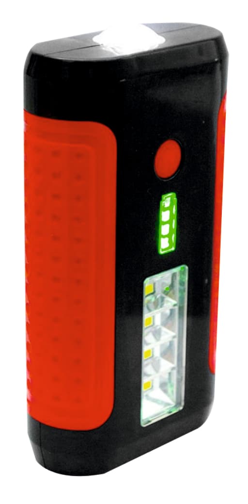 Соларен Power bank с 3 изхода USB и фенерче Lightex