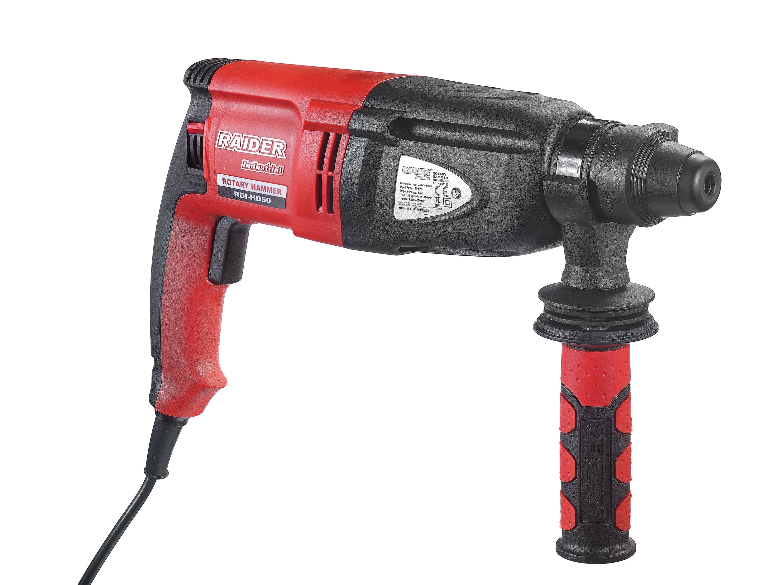 Перфоратор Raider Industrial RDI-HD50 850W 4 функции