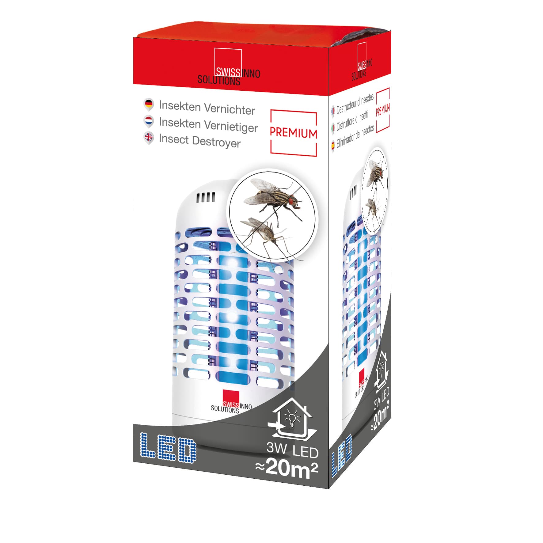 LED инсектицидна лампа Swissinno 3W