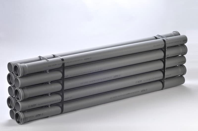 PVC тръба Valdom ø50х2.0 с муфа 1.00 м 