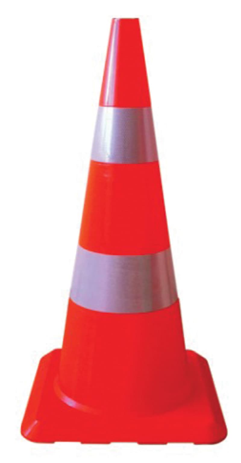 Сигнален конус от полиетилен Cone 790003 / 50 см