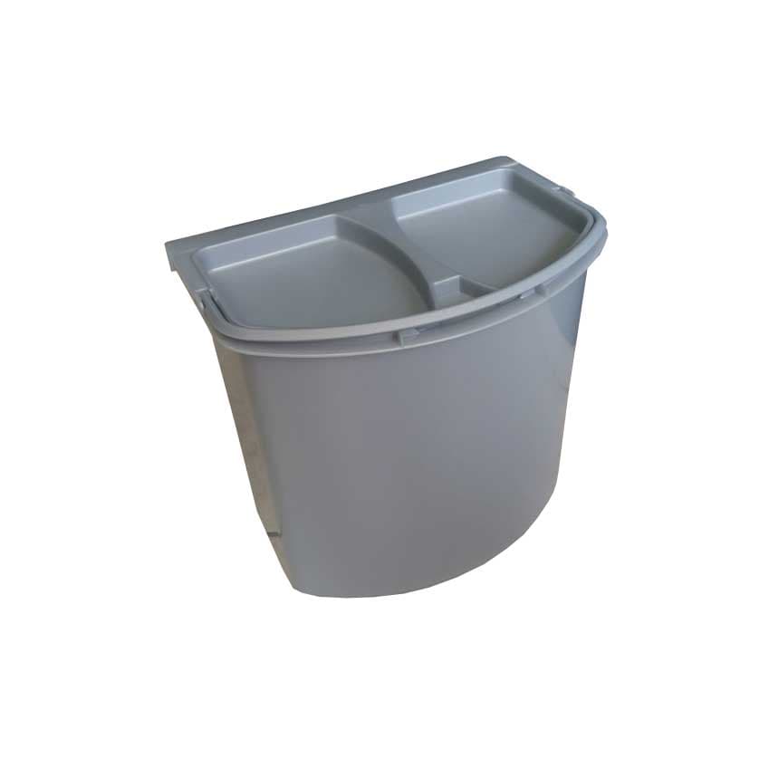 PVC кош за окачване 7л сив
