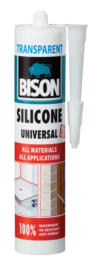 Универсален силикон Bison Silicone Universal ® 280 мл / картуш / прозрачен