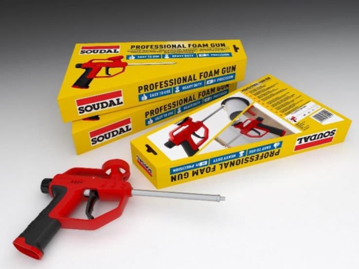 Diy пистолет за полиуретанова пяна Soudal