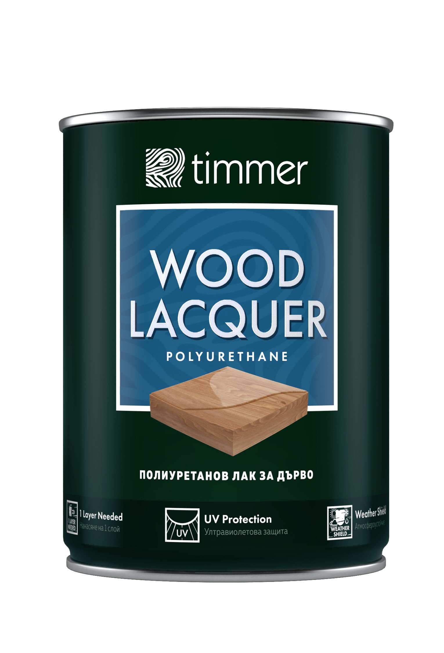 Полиуретанов лак за дърво гланц Timmer 750ml