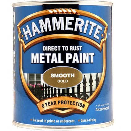 Боя за метал Hammerite гланц злато 750 мл