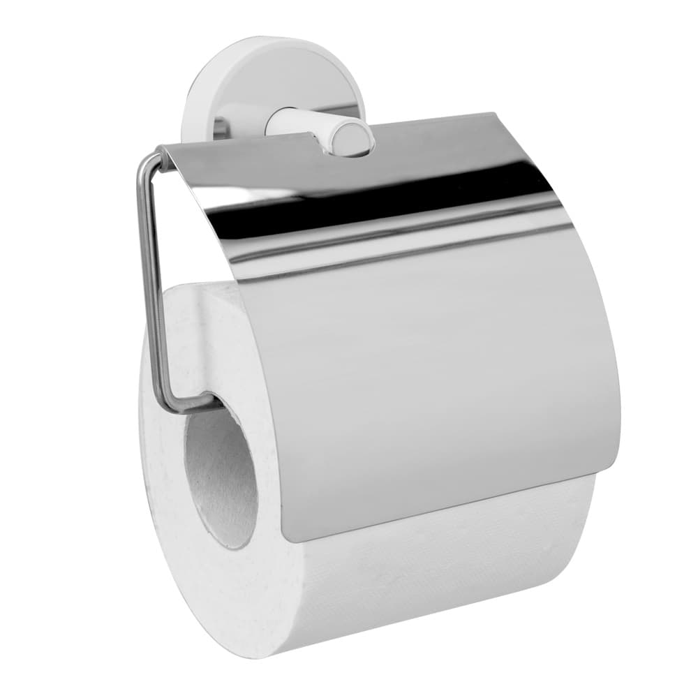 Държач WC за тоалетна хартия с капак Kapitan Optimo бяло