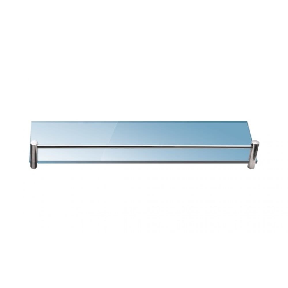 Прозрачна полица за баня с борд 40x10см Kapitan