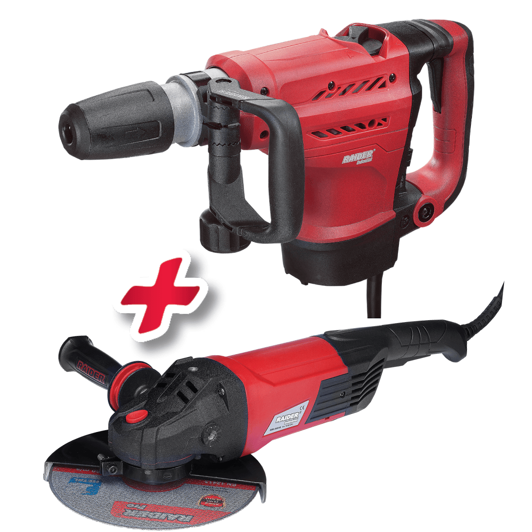 Перфоратор RDI-HD48 1200W + ъглошлайф RDI-AG48 2500W