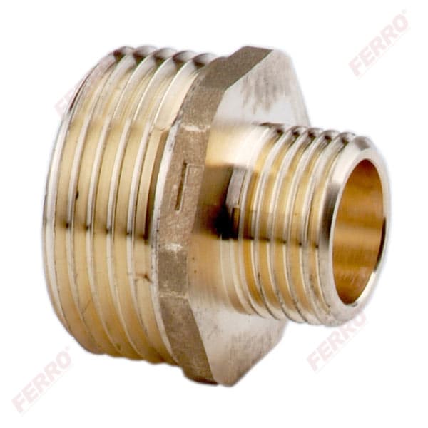 Нипел месинг Ferro 1x3/4"