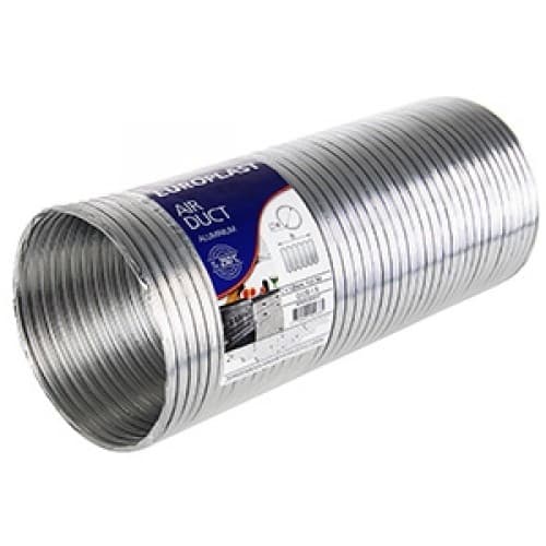 Алуминиев въздуховод Europlast ø120 / 1.5м