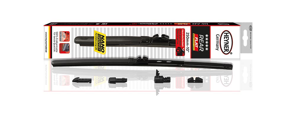 Специална задна чистачка Heyner Hybrid Flat 250 mm / 10“