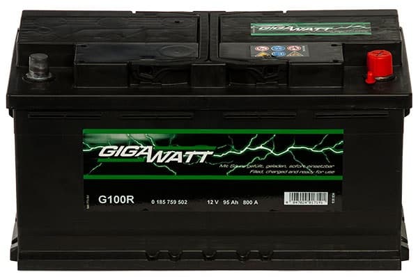 Стартерен акумулатор Gigawatt 95Ah / 800A