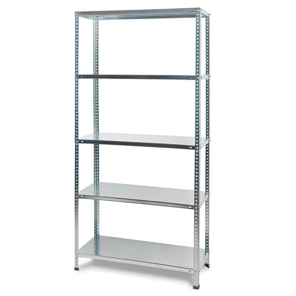 Метален стелаж сив Mega 40 / 200x100x40 cm, до 100kg на рафт