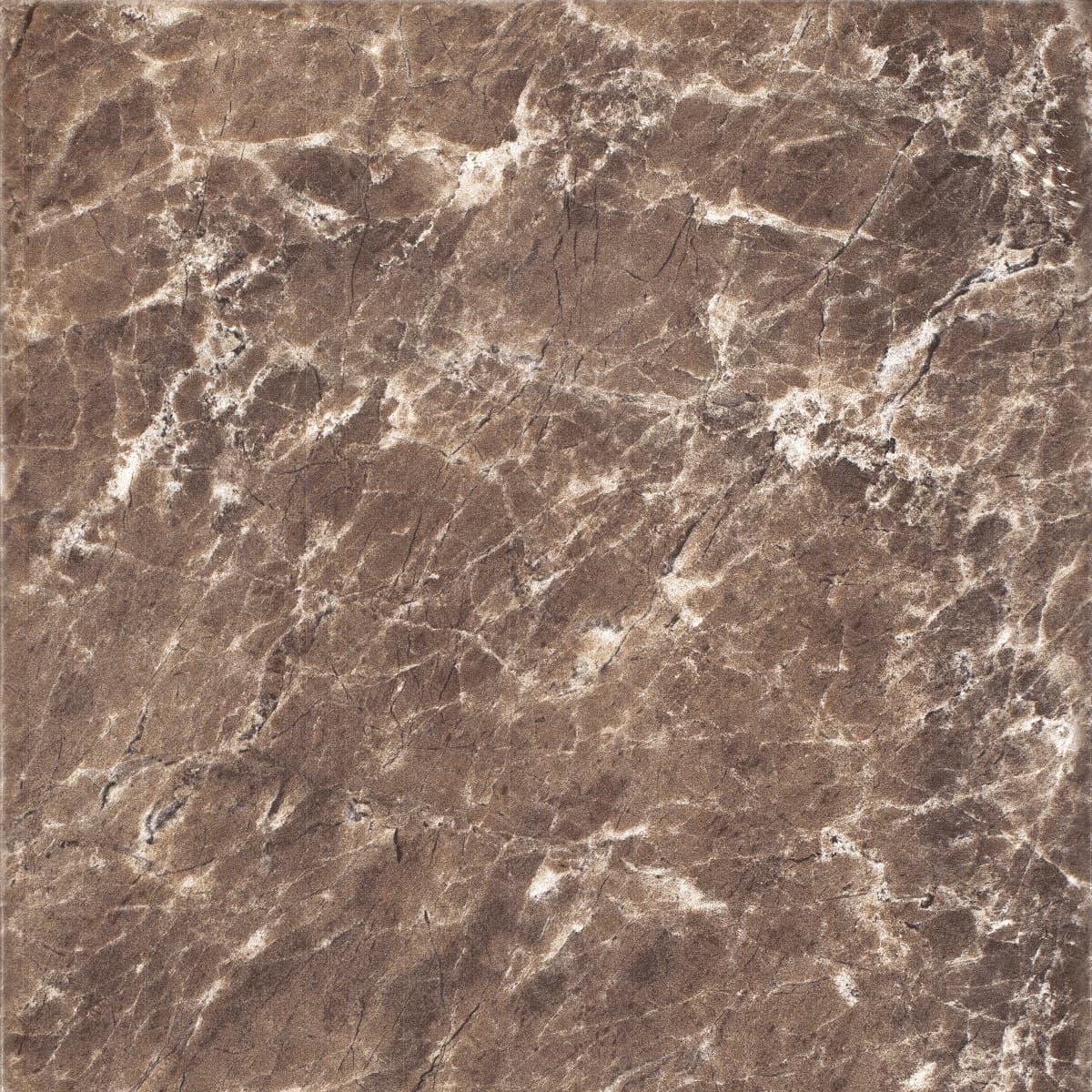 Глазиран гранитогрес Cersanit Piedra GPT449 Brown Micro 42х42 G1