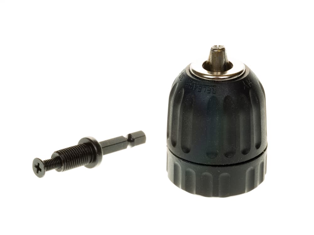 Патронник за бормашина 3/8" 10мм + адаптор 1/4"