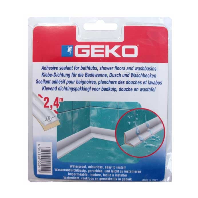 Водонепропусклива лайсна за ъгли на баня Geko 2.4м / 40мм