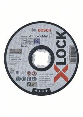 Прав диск за рязане Bosch X-Lock Expert for Metal & Inox AS60T INOX BF 125x1x22.23мм