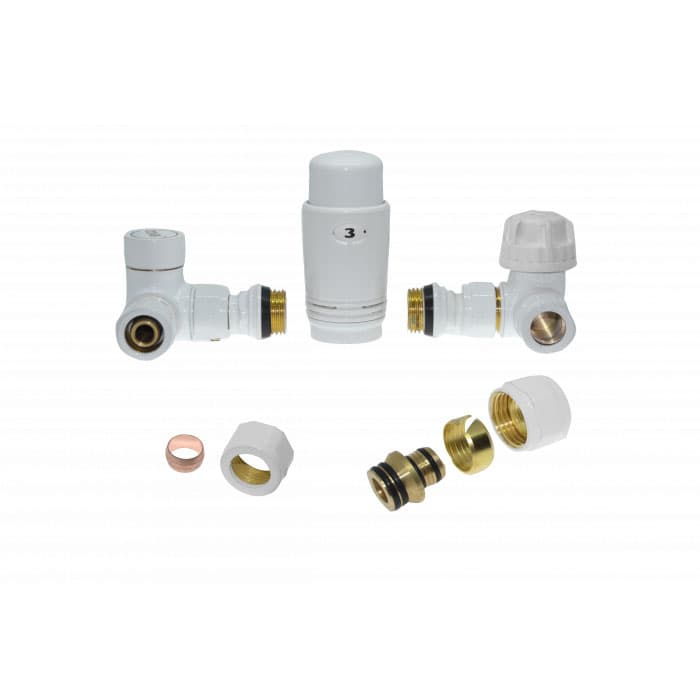 Сет за лира THS Thermostyle Cayman-5T White 1/2"х16мм и 1/2"x15мм 