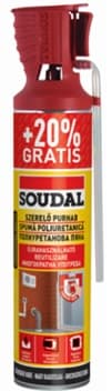 Монтажна пяна Soudal 500 мл + 100 мл подарък