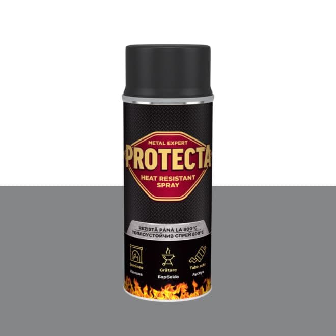 Топлоустойчив спрей Protecta (BG/RO) сив 400мл