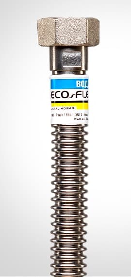 Гофрирана тръба AISI 304 Super DN12 1/2" FF 50см