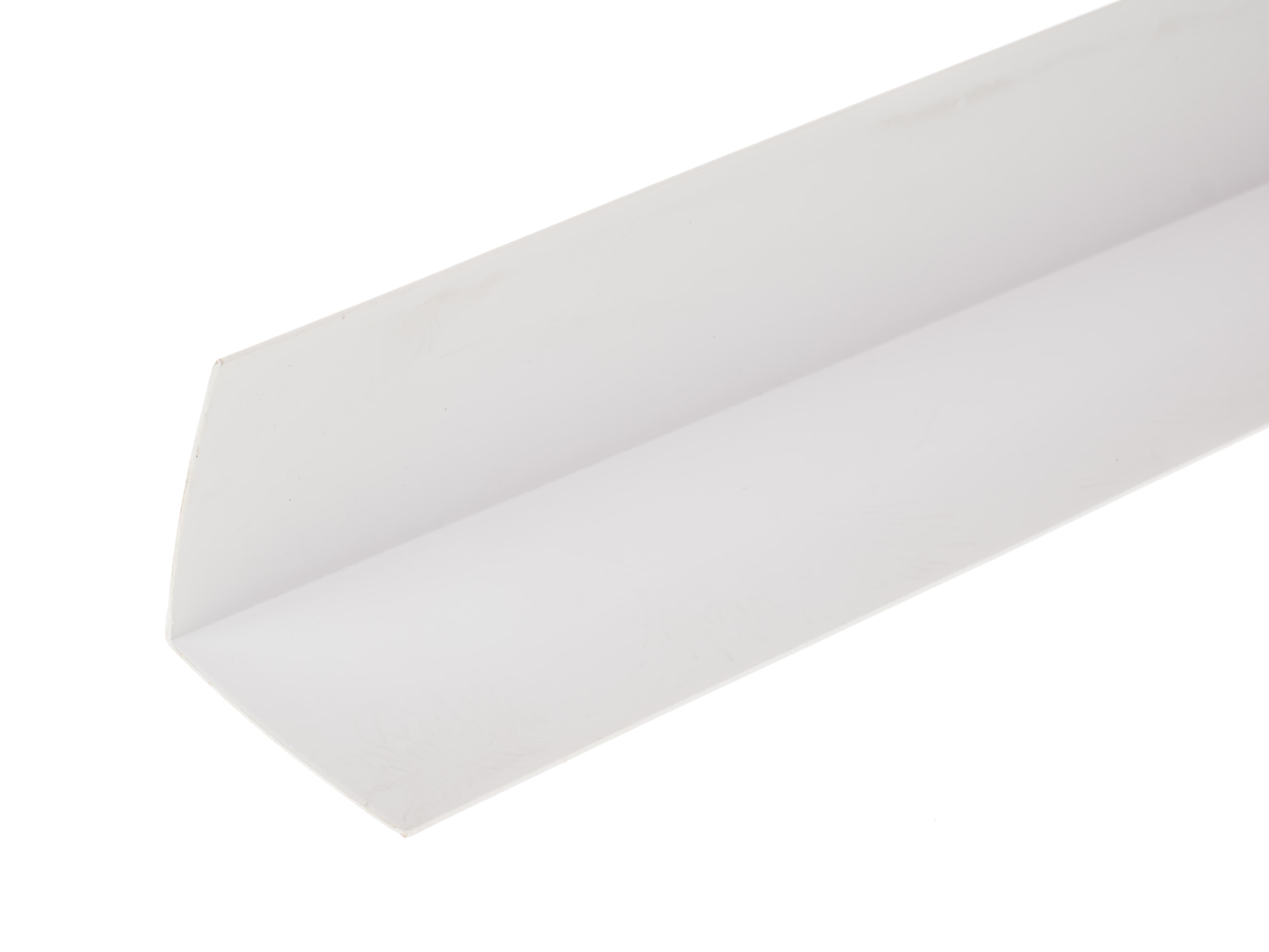 PVC ъглов V-профил Salag 40х40мм бял 2.9 м