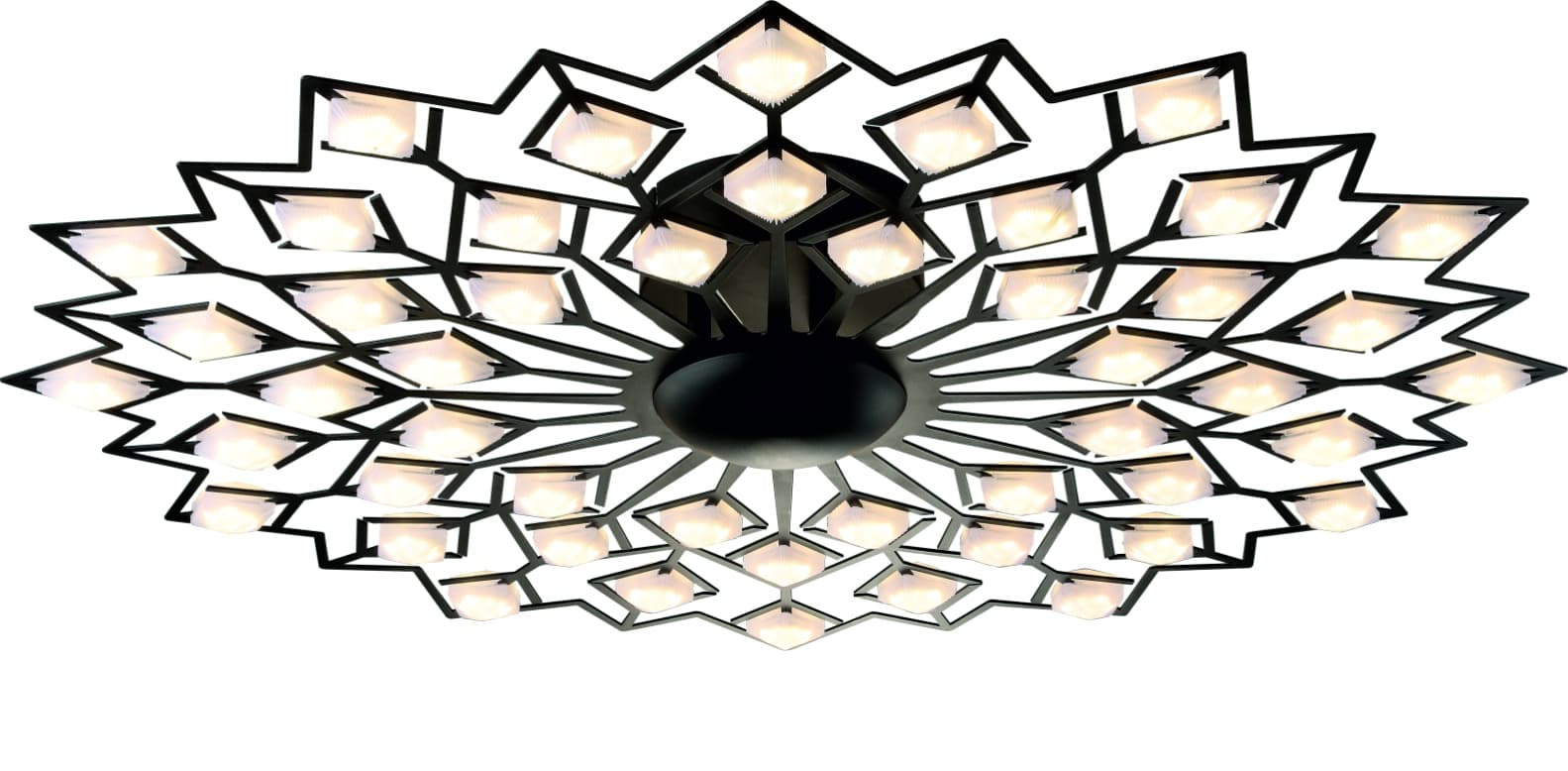 LED полилей Lightex Valentina 24W 3200K черен 
