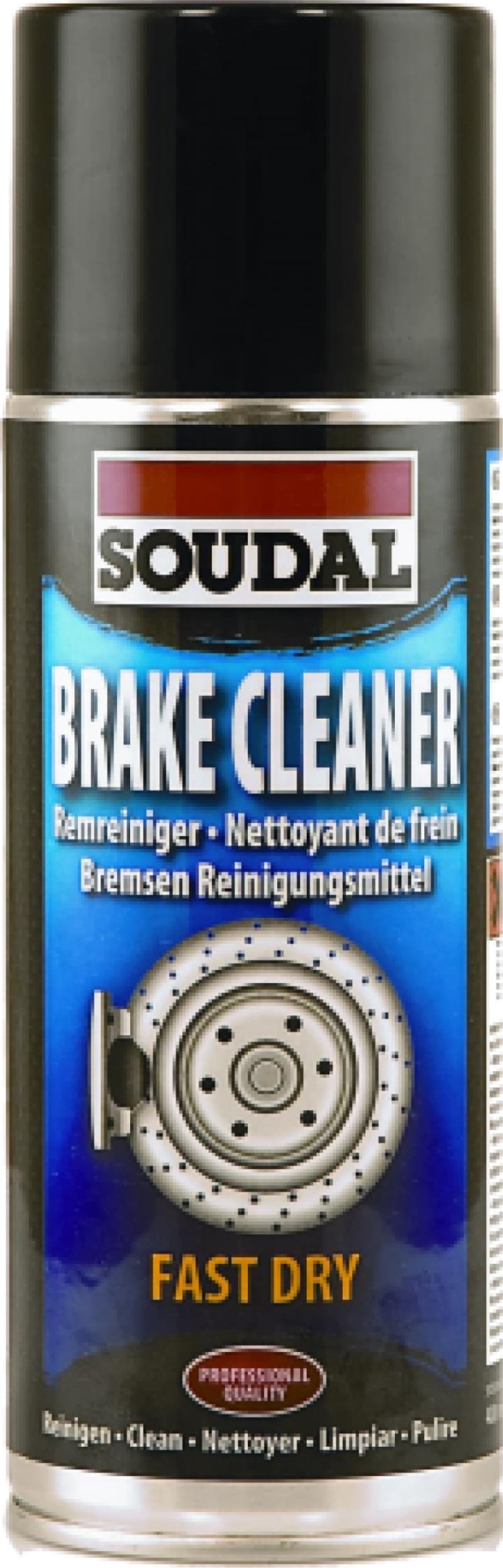 Технически спрей за почистване на спирачни системи Soudal 400мл