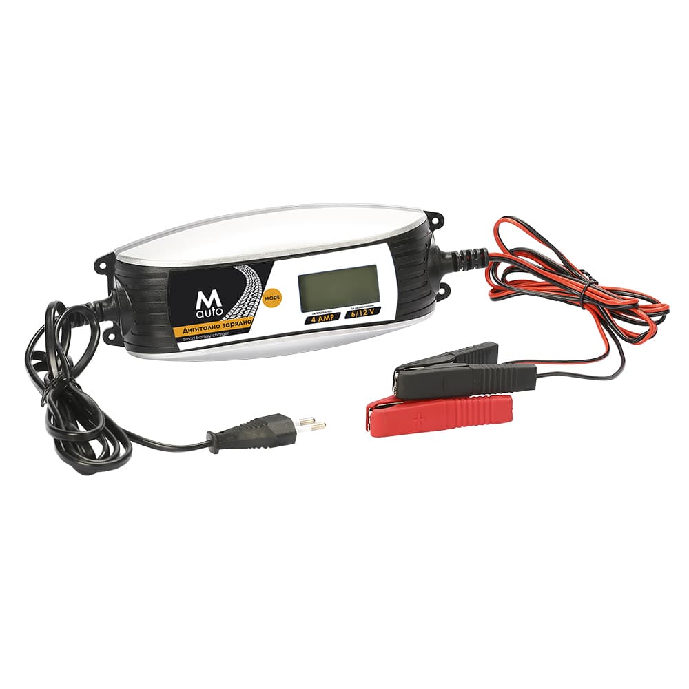 Дигитално зарядно устройство M Auto 6V/12V 2A/4A 