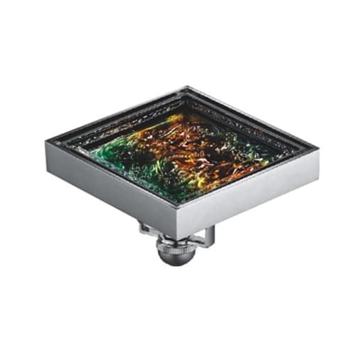 Точков подов сифон MAGdrain Duo Art Glass Satin WC05G50-NL 100x100мм
