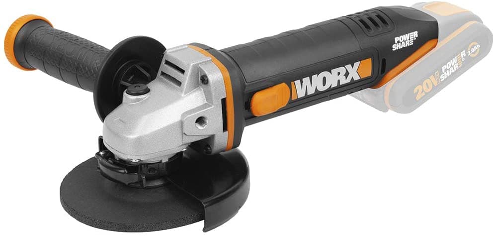 Акумулаторен ъглошлайф Worx WX803.9 / 20V 125mm без батерия и зарядно