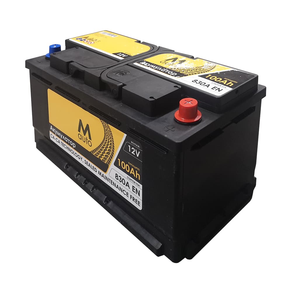 Стартерен акумулатор M Auto 100Ah / 830A 
