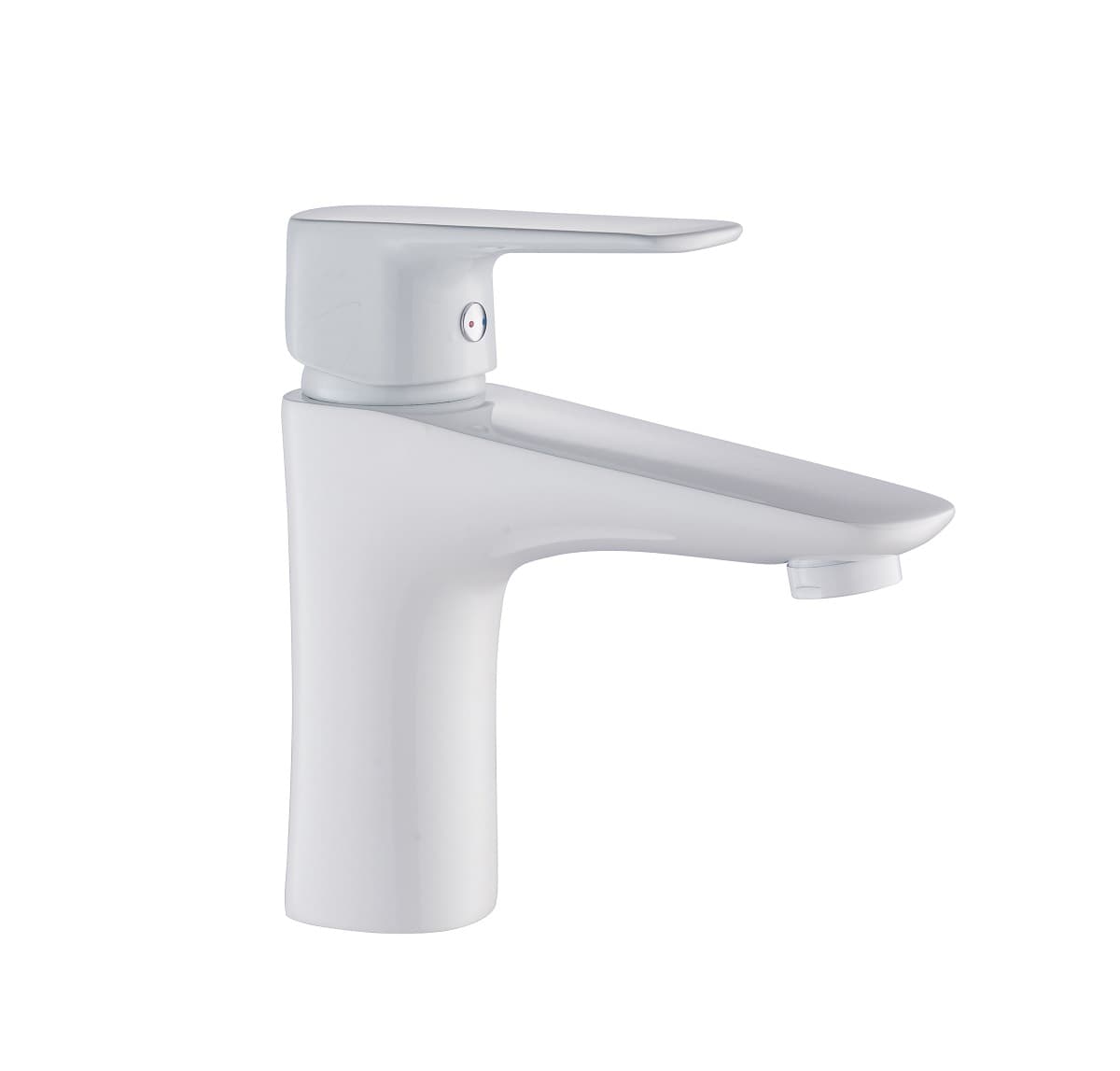 Едноръкохватков смесител за умивалник Cascada Life White