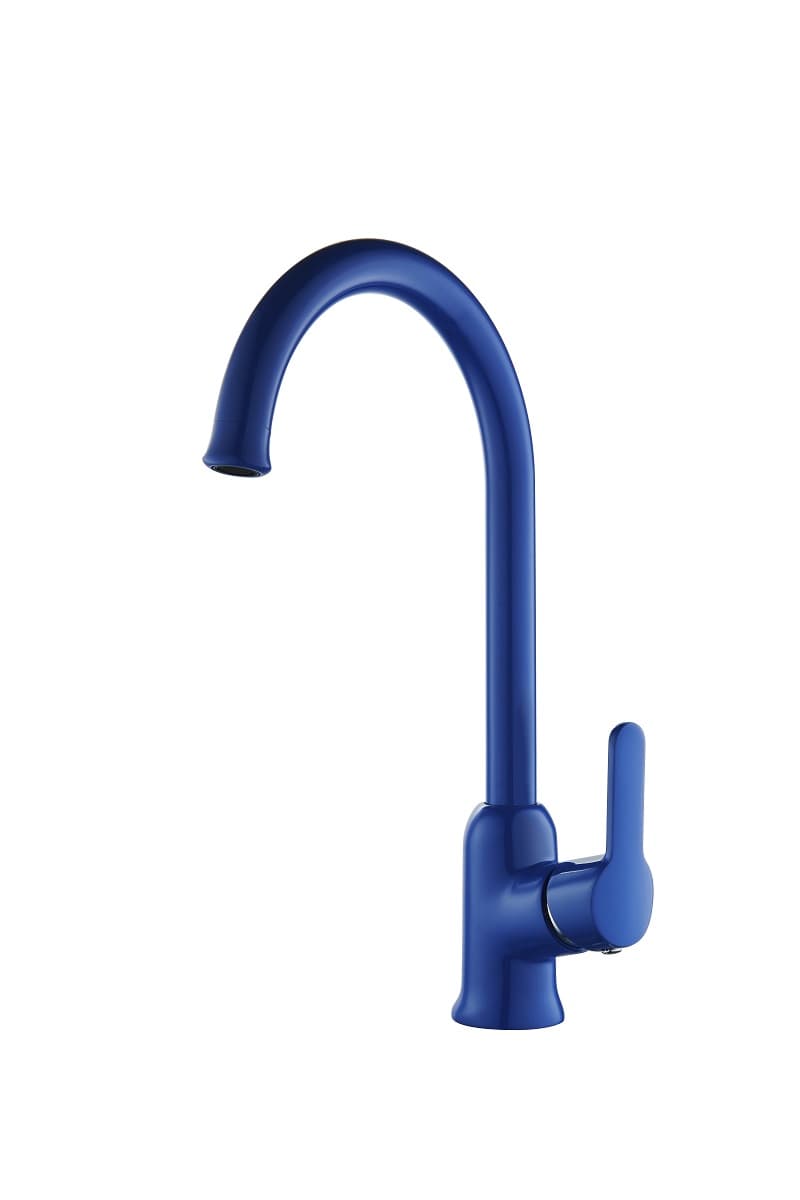 Едноръкохватков смесител за кухня Cascada Colors Blue
