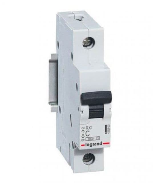 Автоматичен прекъсвач Legrand RX3 1P 16A крива С 6kA 